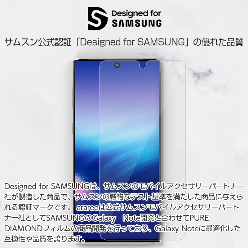 サムスン公式認証「Designed for SAMSUNG」の優れた品質