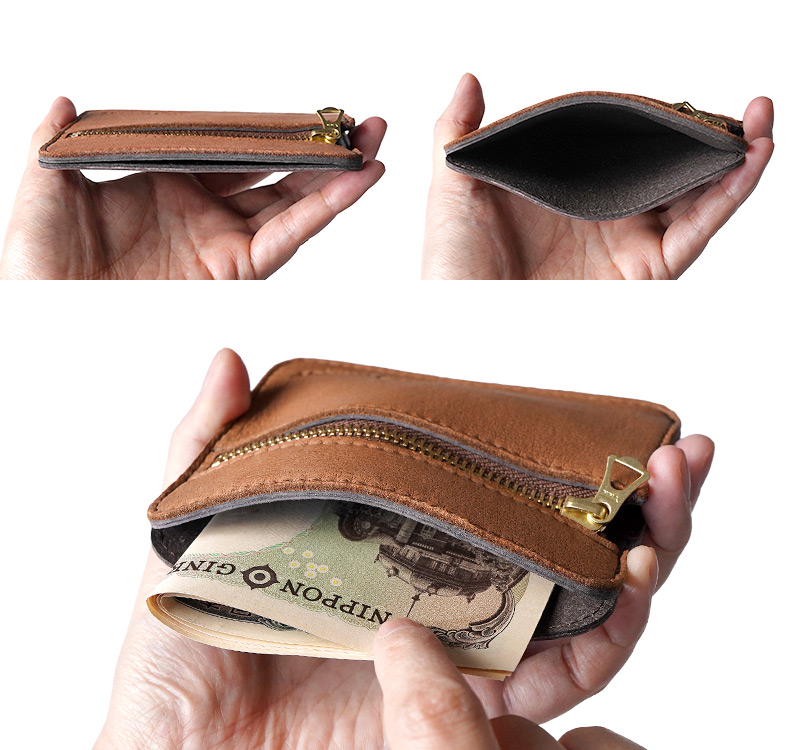 オープンポケットタイプのお札入れ