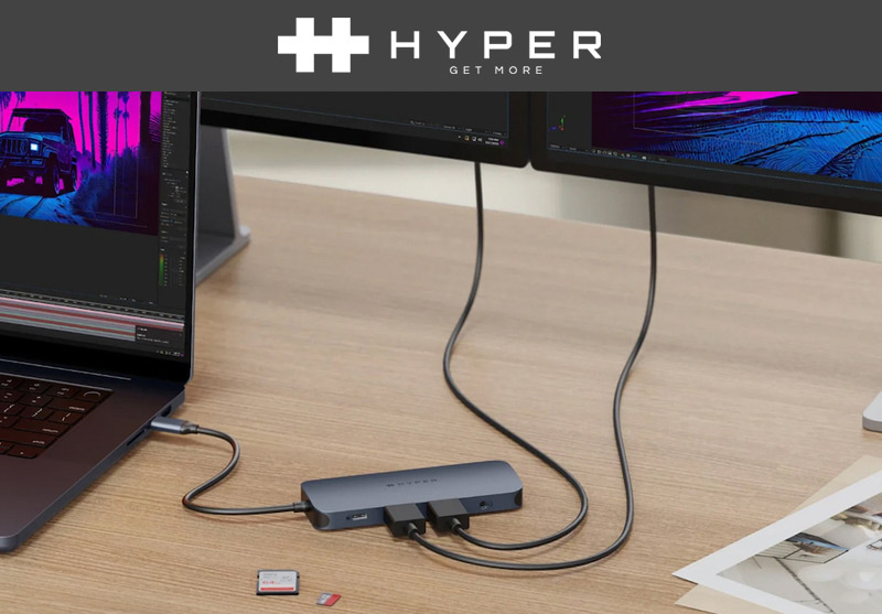 HyperDrive Next Dual 4K60Hz HDMI 11 Port USB-C ハブ』 HDMI USB-C/USB-A USB 3.2  ハブ