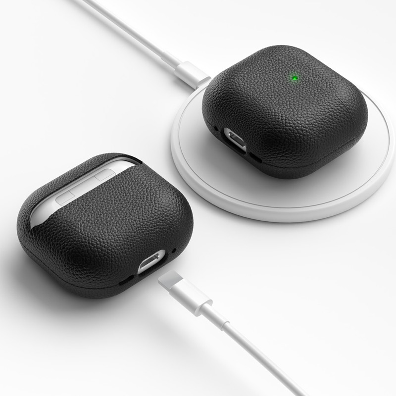 Airpods 4 ケース エアーポッズ カバー AirPods Case 本革製 イタリアン レザー 保護ケース イヤホン エアポッズ ギフト プレゼント
