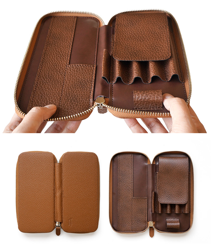 フラットに開きます