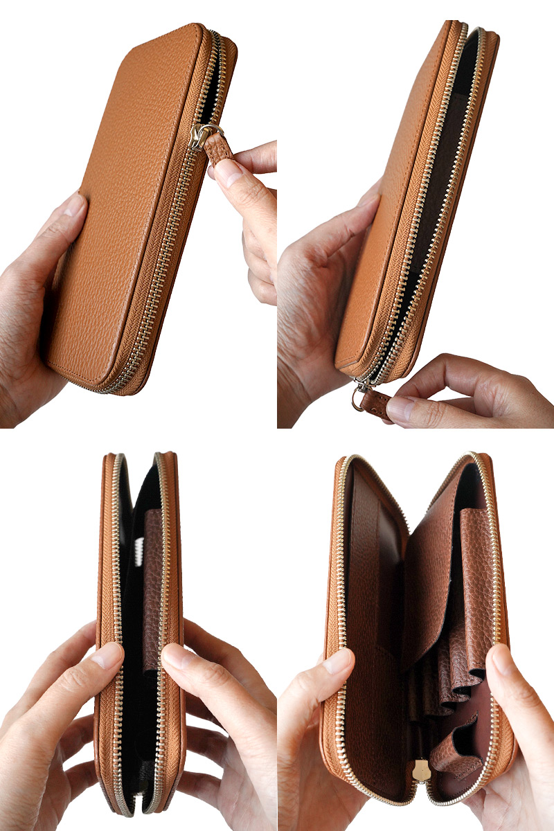 フラットに開きます