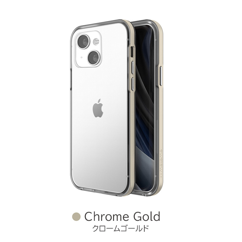 『motomo INO Achrome Shield Case』、Chrome Gold 