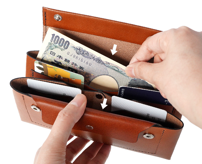 1万円札が折らずに入る最小サイズの長財布