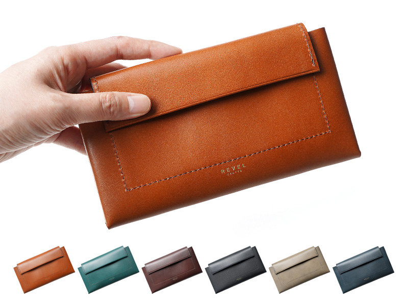 長財布の使い勝手はそのままに、コンパクトサイズを実現した長財布