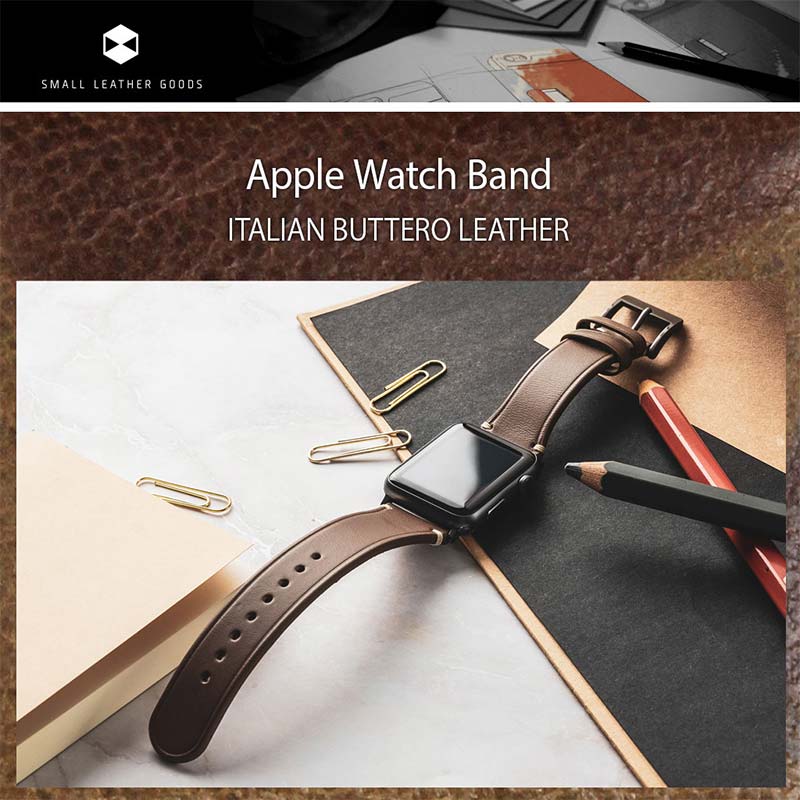 SLG Design Apple Watch バンド Italian Buttero Leather