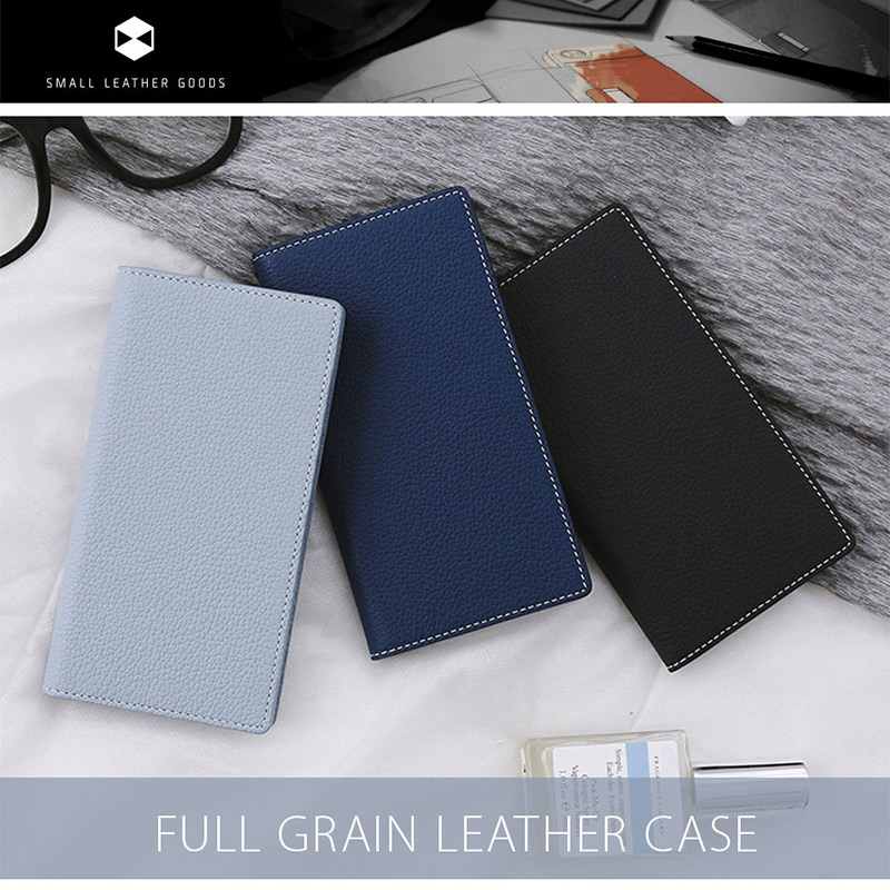 『SLG Design Full Grain Leather Case』 iPhone13Pro ケース 手帳型 本革 レザー