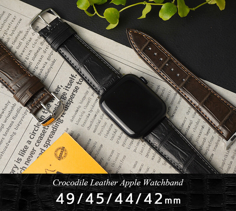 Apple Watch (49 45 44 42mm)逕ｨ繝ｬ繧ｶ繝ｼ繝舌Φ繝� - 4