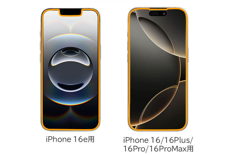 フィルム貼付範囲