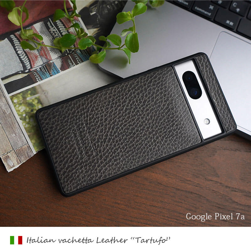 Google Pixel 7a/6a イタリアンレザー背面カバーケース