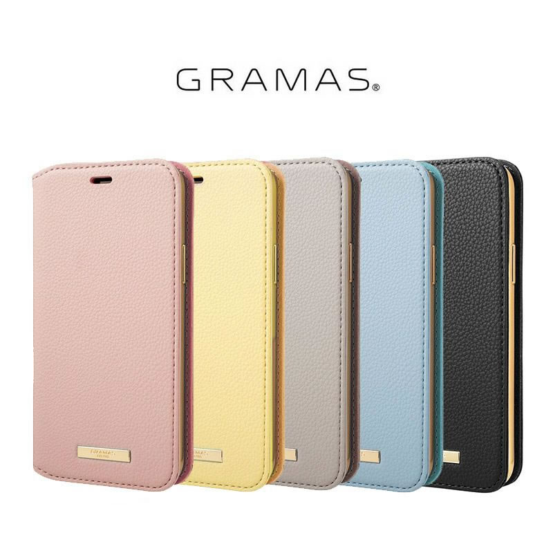 『GRAMAS COLORS グラマス カラーズ Shrink PU Leather Book Case』 iPhoneケース