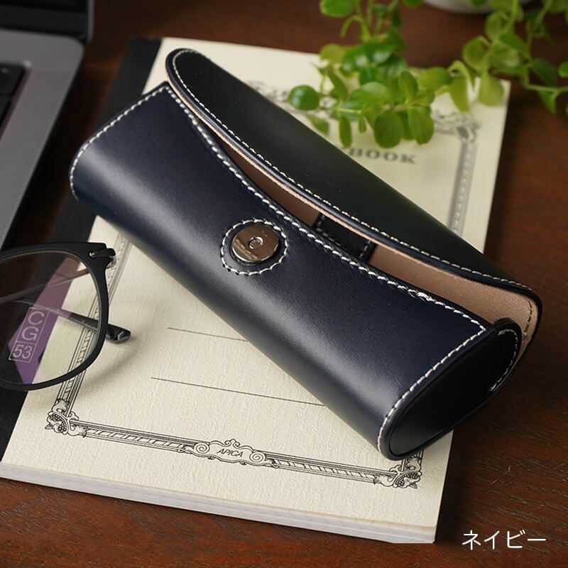 本革 牛革 レザー 革 メガネケース めがね 眼鏡 ケース 本皮