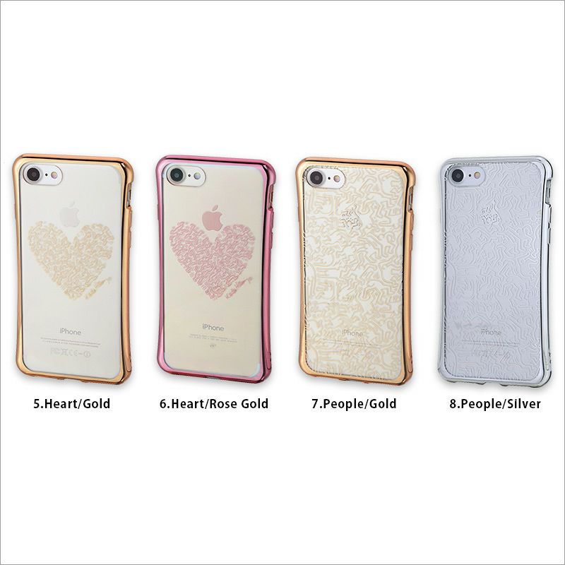 キース ヘリング iPhone ケース スマホ ケース iPhone 8 iPhone 7 caos people