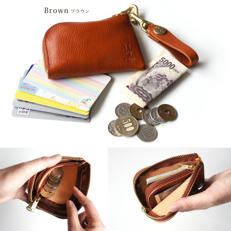 小銭入れ メンズ コインケース レディース 本革  キーリング付
