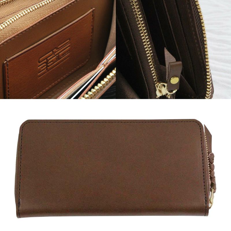 本革 ロングウォレット 長財布 薄マチ レザー メンズ レディース