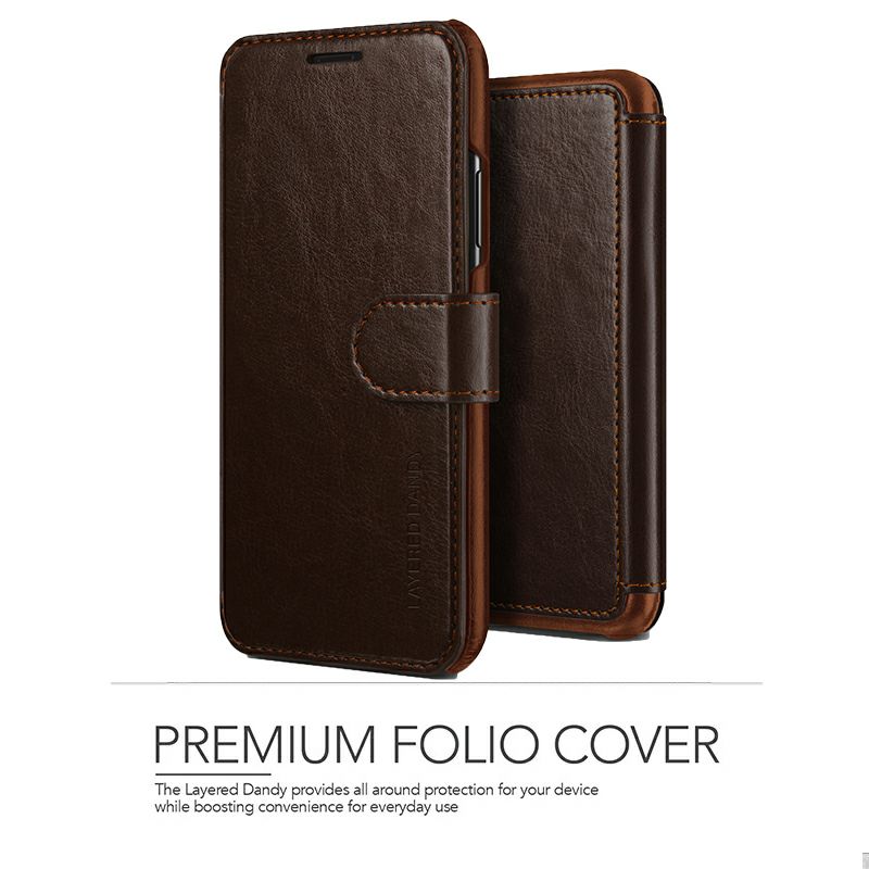 iPhone XS ケース / iPhone X ケース 手帳 型 ケース ヴィンテージ調 PU レザー アイフォン XS アイホン X