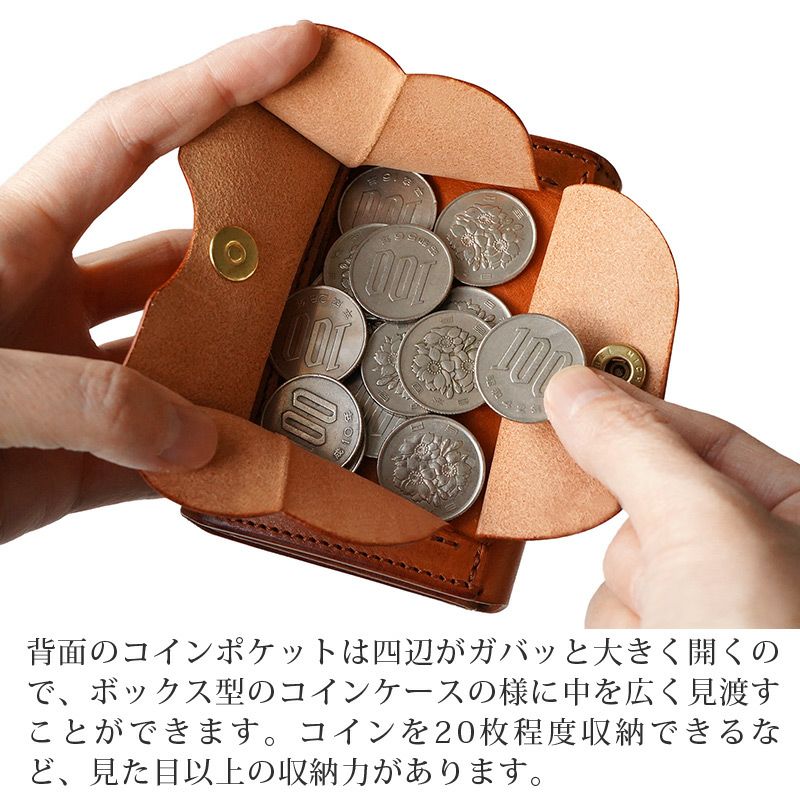 Cramp3つ折コンパクトウォレット池之端銀革店 小銭札カード入れ 【公式