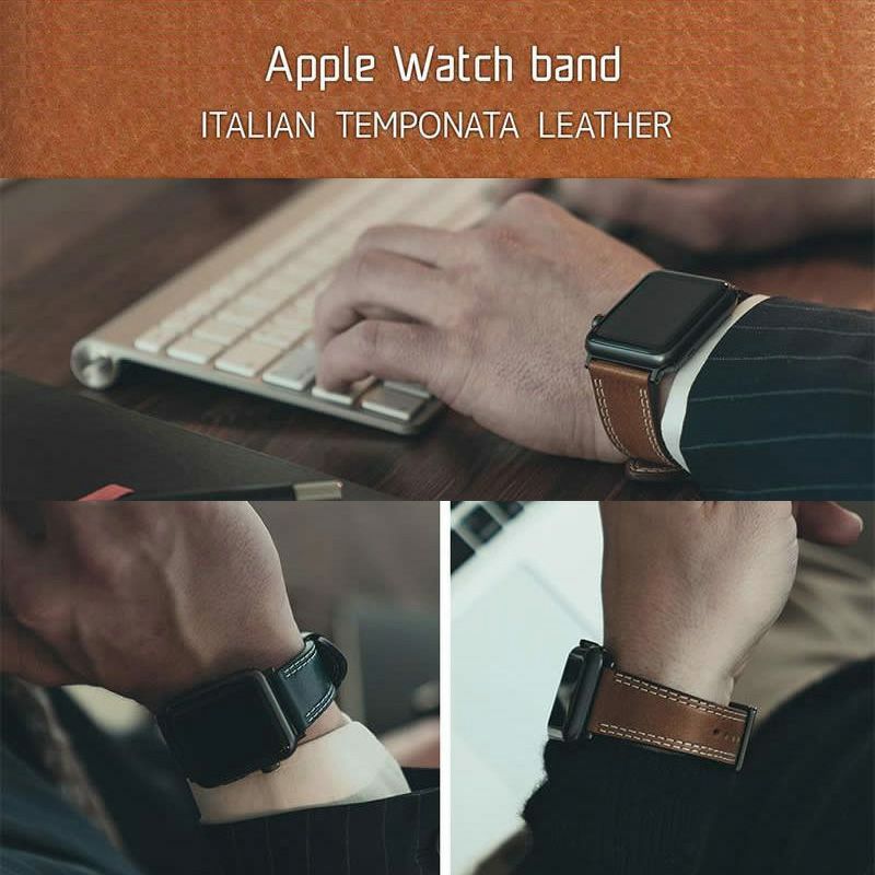 Apple Watch バンド 本革 アップル ウォッチ 45mm 44mm 42mm ベルト
