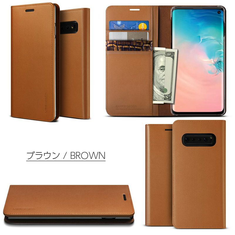 VERUS Genuine Leather Diary』 Galaxy S10 ケース 手帳型 / Galaxy