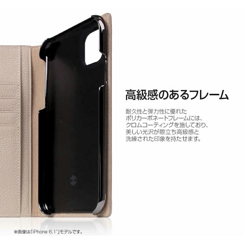 『SLG Design Full Grain Leather Case』 iPhone 11 ケース 手帳型 本革 レザー