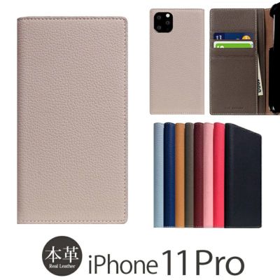 『SLG Design Full Grain Leather Case』 iPhone 11 Pro ケース 手帳型 本革  レザー