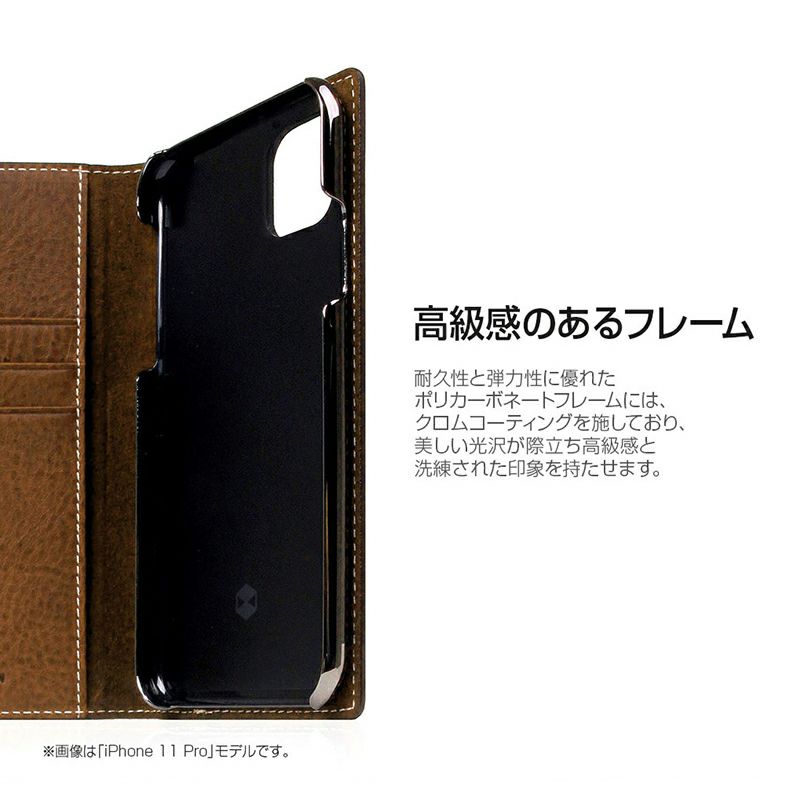 SLG Design Badalassi Wax Case』 iPhone11 ケース 手帳型 本革 レザー