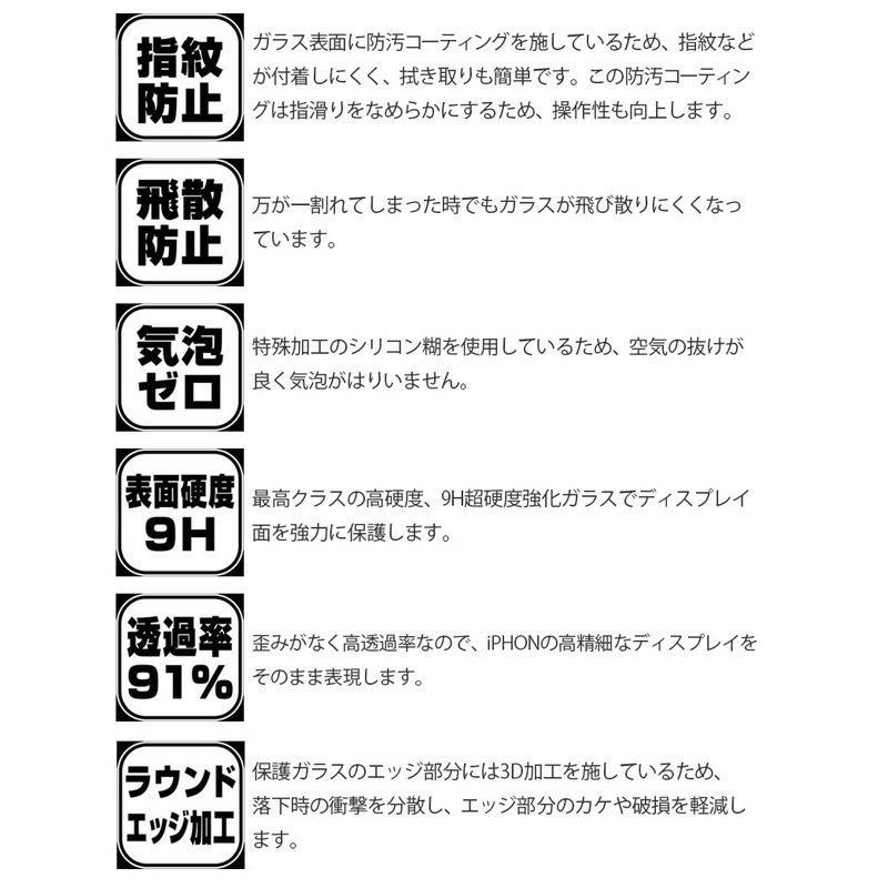 iPhone 11 / 11Pro / 11 Pro Max フィルム 液晶 保護 アイフォン
