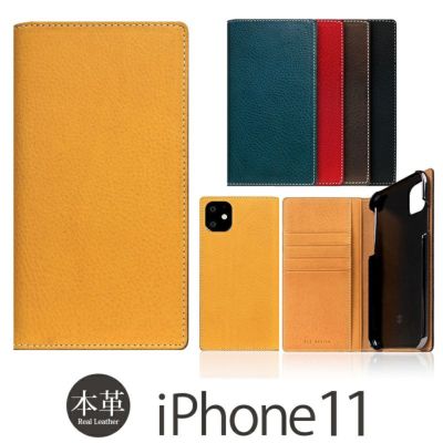 『SLG Design Minerva Box Leather Case』 iPhone 11 ケース 手帳型 本革 レザー