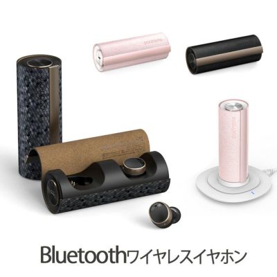 完全ワイヤレスイヤホン PaMuScroll Plus + ワイヤレス充電