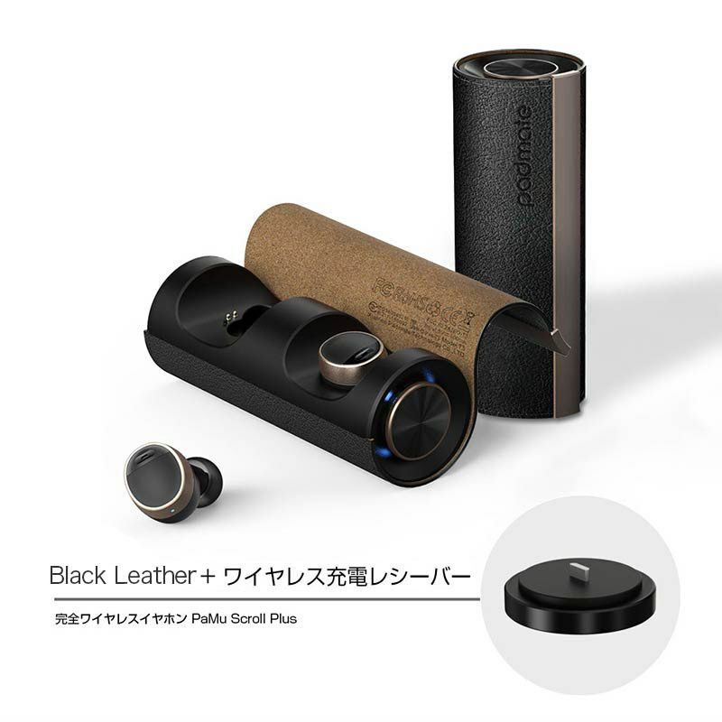 未使用品PAMU Scroll Bluetooth5.0ワイヤレスイヤホン 完全ワイヤレスイヤホン PaMuScroll Plus + ワイヤレス充電