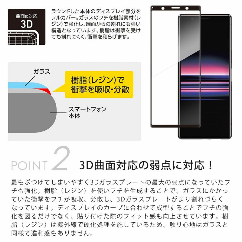 Xperia 5 フィルム 液晶 保護 エクスペリア5 SO-01M SO01M SOV41