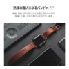 Apple Watch アップルウォッチ バンド 45mm 44mm 42mm 用 交換 ベルト 牛革