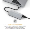 USB-C ハブ  Type-c ポート MacBook HDMI タイプC  軽量