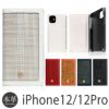 iPhone 12 12Pro ケース 手帳型 ブランド 本革 スマホケース