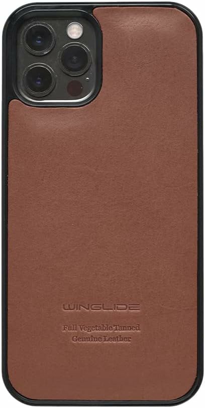 iPhone12Pro / iPhone12ProMax / iPhone12 / iPhone12Plus ケース ブランド 本革 スマホケース 栃木レザー チョコ ダークブラウン 茶