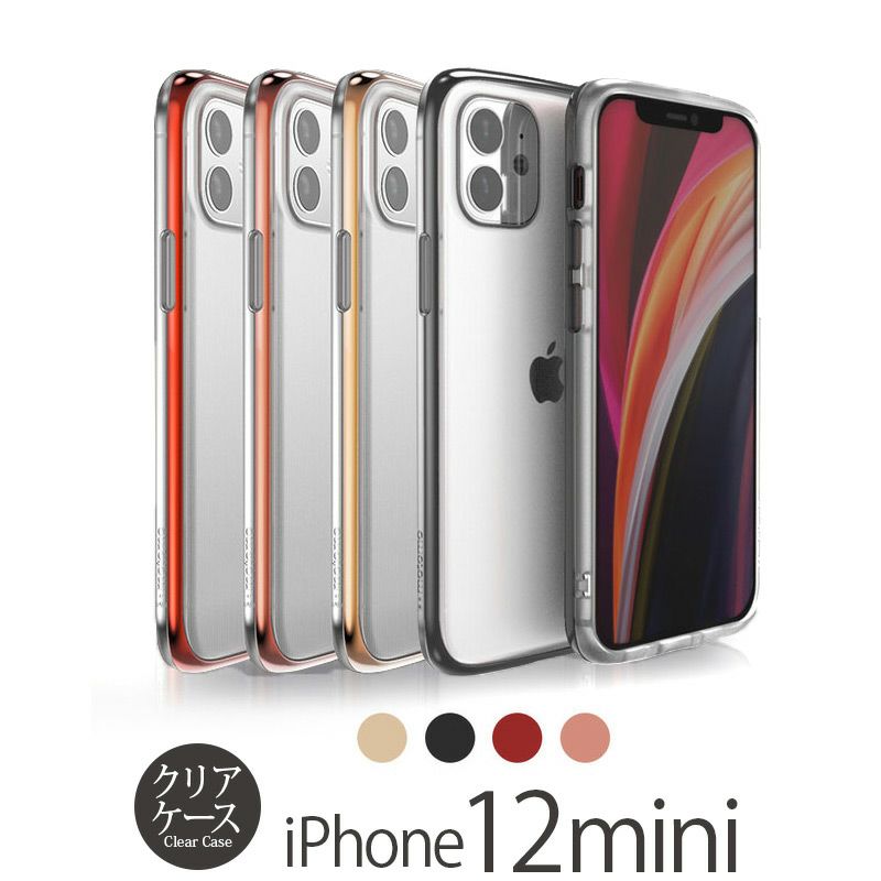 『motomo モトモ INO LINE INFINITY CLEAR CASE』 iPhone12mini ケース クリア 透明 背面 シェル
