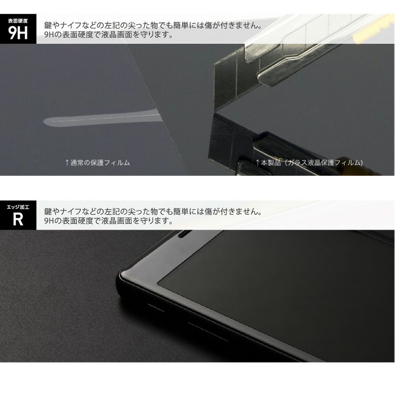 Xperia 1 III フィルム ガラス 割れにくい 透明 保護 画面
