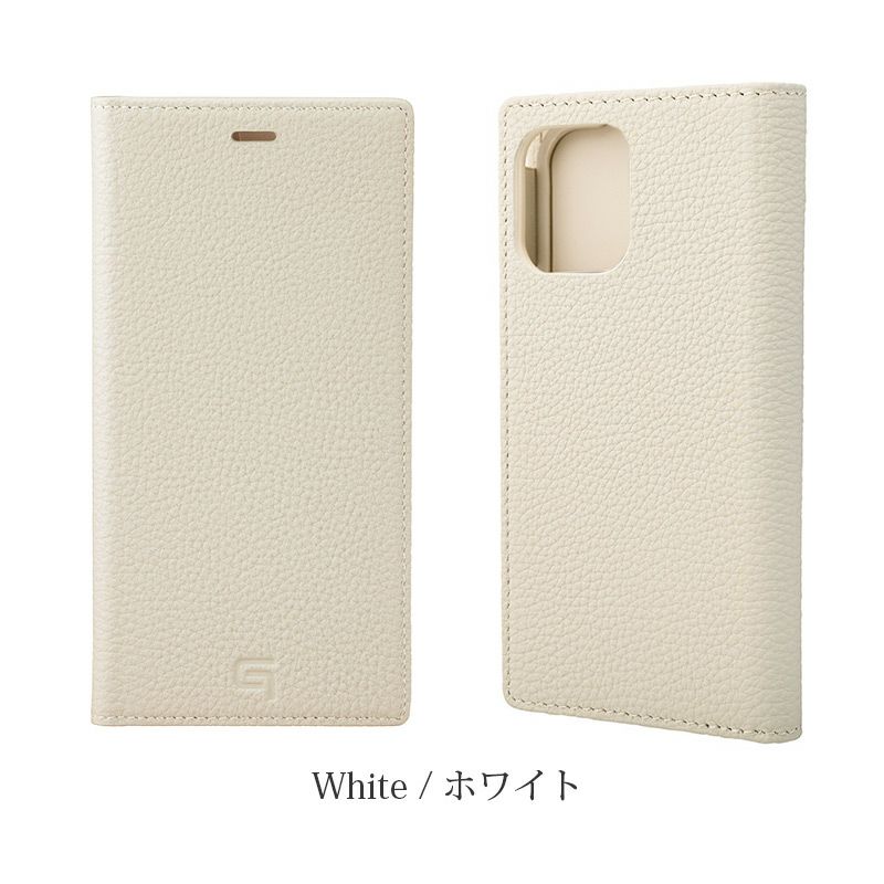 iPhone13miniにおすすめの手帳型 本革 シュランケンカーフレザーケースはこちら