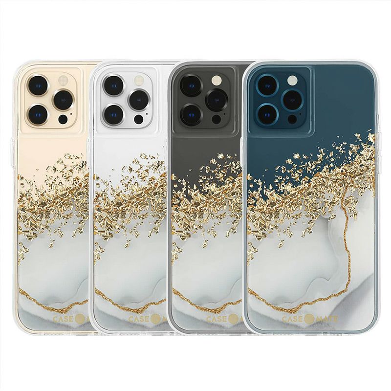 Case-Mate KARAT MARBLE iPhone13 mini Pro Max ケース クリア 背面 カバー スマホケース