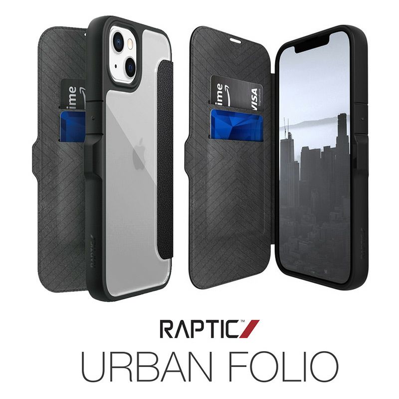 耐衝撃☆米軍MIL規格】手帳型 RAPTIC Urban Folio iPhone13