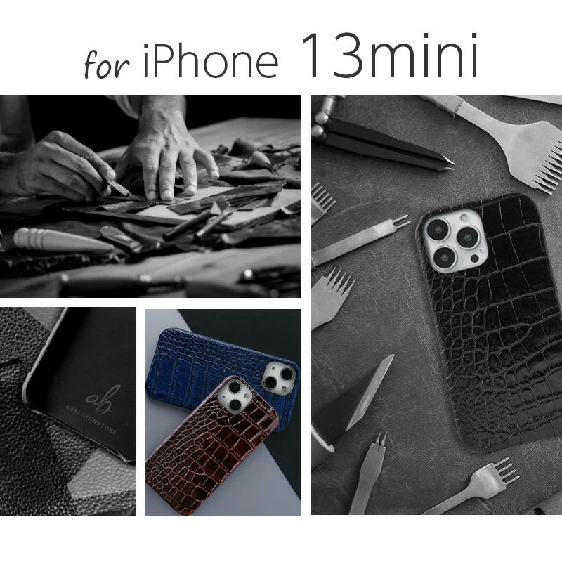 iPhone13 mini ケース 本革 背面 カバー スマホケース ブランド
