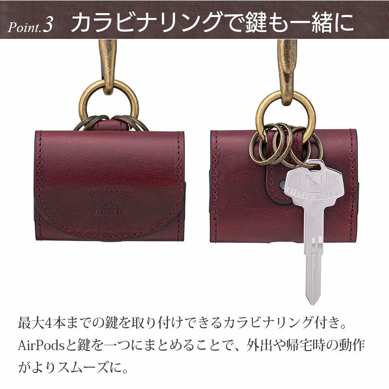 AirPods Pro カバー ケース 本革 エアーポッド プロ ホルダー