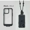 iPhone13 mini Pro Max ケース ネックストラップ クリア 背面