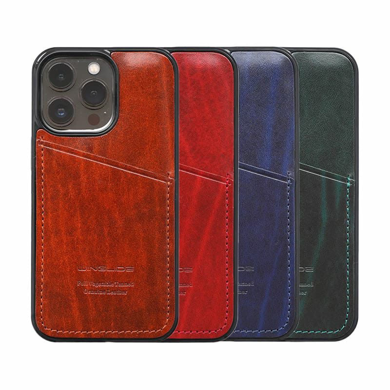 iPhone13 Pro ケース 本革 背面 カバー スマホケース ルガトーレザー