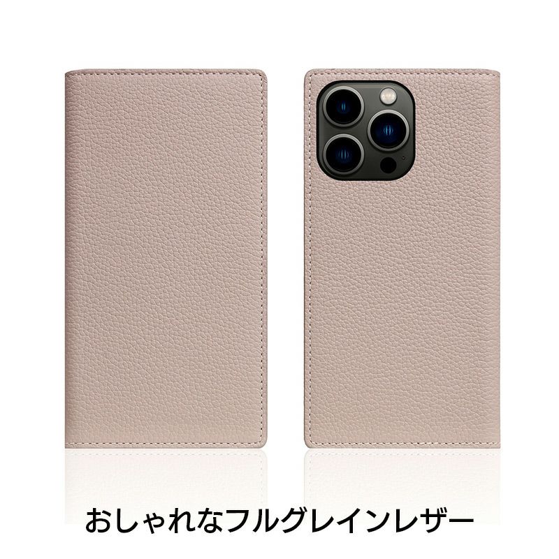 SLG Design Full Grain Leather Case』 iPhone13Pro ケース 手帳型 本