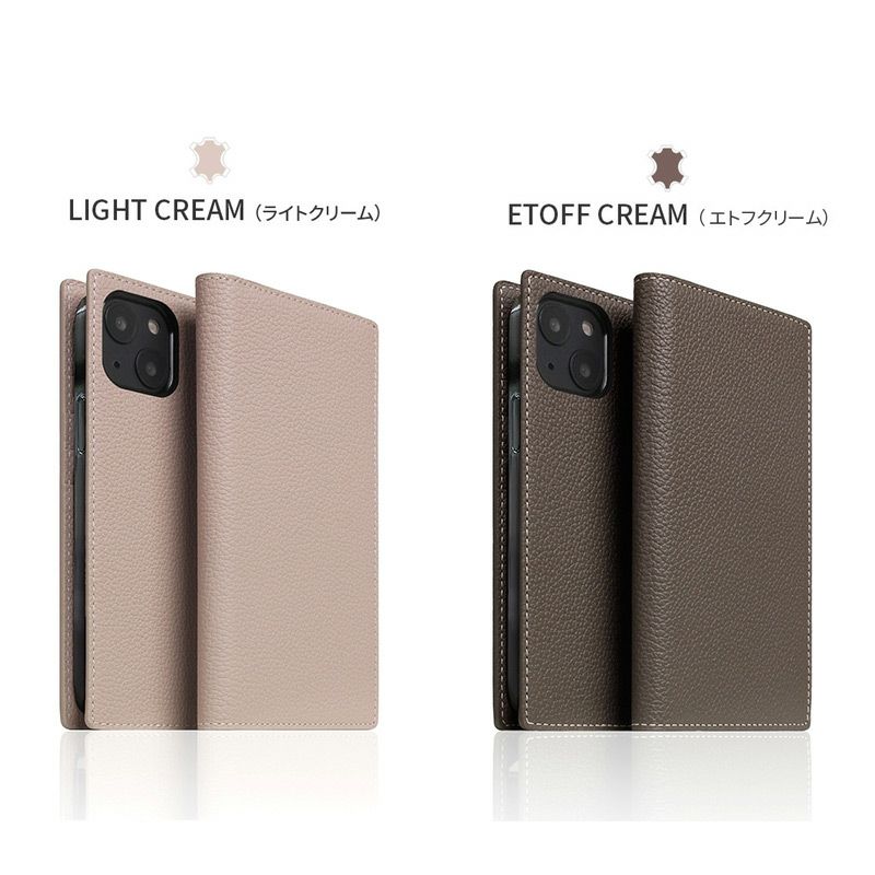 SLG Design Full Grain Leather Case』 iPhone13mini ケース 手帳型 本 