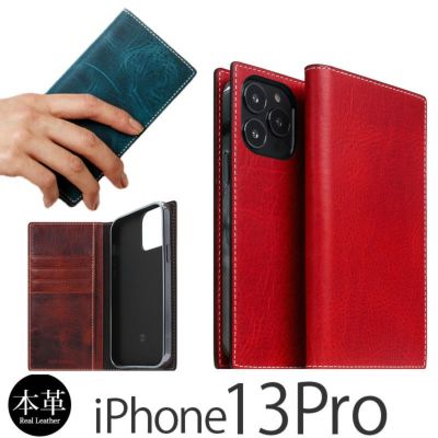 SLG Design Full Grain Leather Case』 iPhone13Pro ケース 手帳型 本 ...