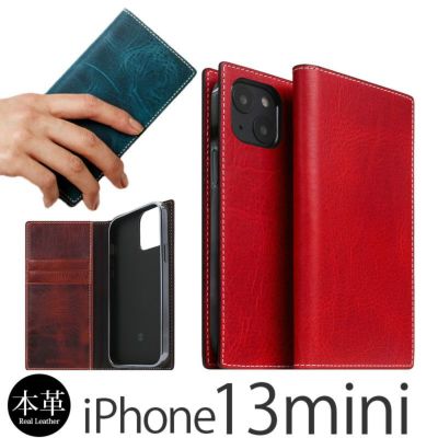 SLG Design Full Grain Leather Case』 iPhone13mini ケース 手帳型 本