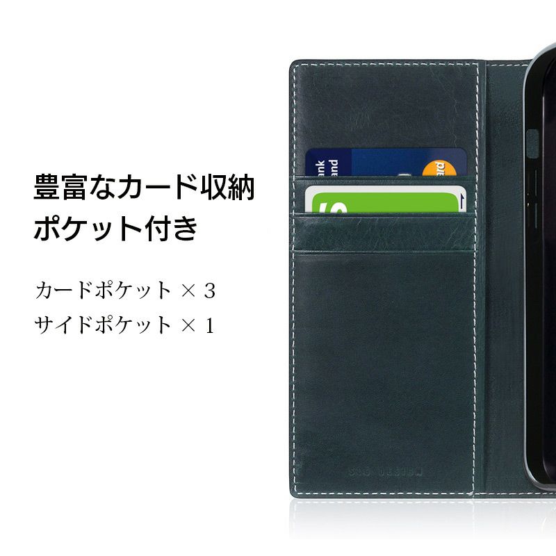 iPhone13 mini ケース 手帳型 ブランド 本革 スマホケース レザー