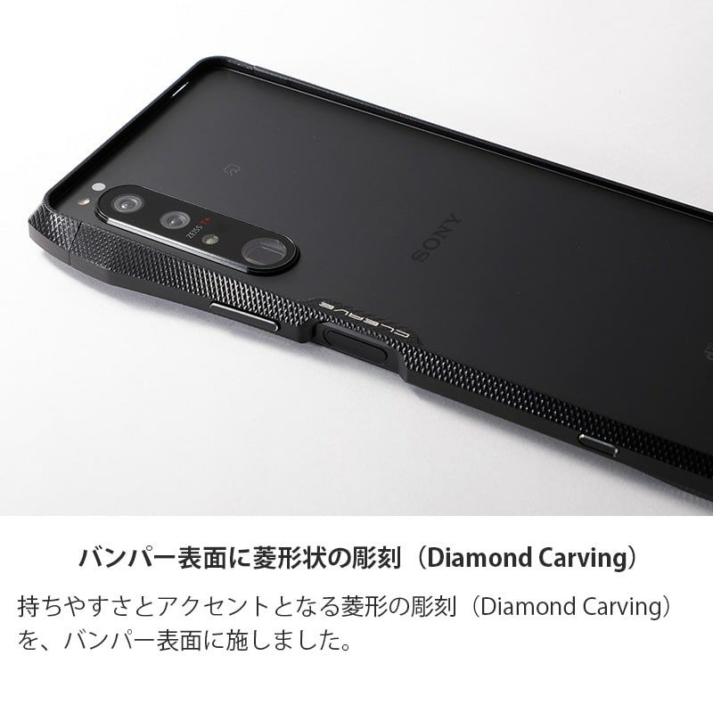 ガルム、アルミバンパー 楽天市場】Xperia 1 V / IV 用 アルミニウムバンパー サイド